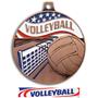 Hasty Awards Americana Volleyball Medals M-750
