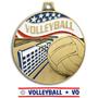 Hasty Awards Americana Volleyball Medals M-750