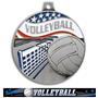 Hasty Awards Americana Volleyball Medals M-750