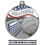 Hasty Awards Americana Volleyball Medals M-750