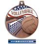 Hasty Awards Americana Volleyball Medals M-750