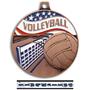 Hasty Awards Americana Volleyball Medals M-750