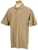 TRI MOUNTAIN Belmont Rib Striped Golf Shirt