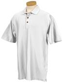 TRI MOUNTAIN Belmont Rib Striped Golf Shirt