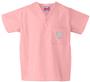 Univ of Connecticut Huskies Pink Scrub Tops