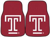 Fan Mats Temple University Carpet Car Mats
