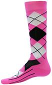 Red Lion Neon Pink Argyle Compression Socks Red Lion Neon Pink Argyle Compression Socks