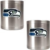 NFL Seattle Seahawks Stainless Steel Can Holders