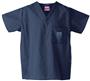 Emory University Navy Classic Scrub Tops