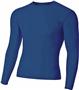 A4 Long Sleeve Compression Crew Shirt