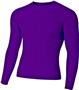 A4 Long Sleeve Compression Crew Shirt