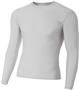 A4 Long Sleeve Compression Crew Shirt
