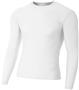 A4 Long Sleeve Compression Crew Shirt