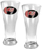 NFL Tampa Bay Buccaneers 2 Piece Pilsner Glass Set