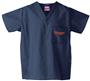 Fresno Pacific University Navy Classic Scrub Tops