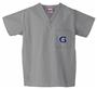 Georgetown University Gray Classic Scrub Tops