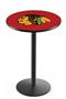 Chicago Blackhawks Red NHL Round Base Pub Table