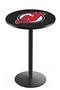 New Jersey Devils NHL Round Base Pub Table