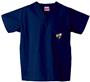 Georgia Tech Yellow Jackets Navy Scrub Tops