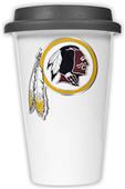 NFL Washington Redskins Ceramic Cup with Black Lid