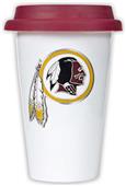 NFL Redskins Ceramic Cup with Maroon Lid