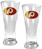 NFL Washington Redskins 2 Piece Pilsner Glass Set