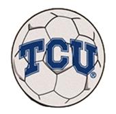 FanMats Texas Christian University Soccer Ball Mat