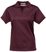TRI MOUNTAIN Aura Women's Johnny Collar Golf Shirt TRI MOUNTAIN Aura Women's Johnny Collar Golf Shirt