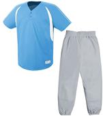Impact Two-Button Baseball Jersey Uniform Kits