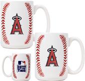 MLB Angels 15oz. Ceramic Gameball Mug Set of 2