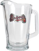 MLB Atlanta Braves 1/2 Gallon Glass Pitcher