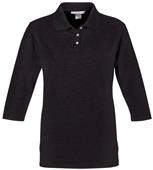 TRI MOUNTAIN Women's Aurora 3/4-Sleeve Golf Shirt TRI MOUNTAIN Women's Aurora 3/4-Sleeve Golf Shirt