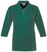 TRI MOUNTAIN Women's Aurora 3/4-Sleeve Golf Shirt TRI MOUNTAIN Women's Aurora 3/4-Sleeve Golf Shirt