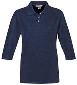 TRI MOUNTAIN Women's Aurora 3/4-Sleeve Golf Shirt TRI MOUNTAIN Women's Aurora 3/4-Sleeve Golf Shirt