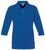 TRI MOUNTAIN Women's Aurora 3/4-Sleeve Golf Shirt TRI MOUNTAIN Women's Aurora 3/4-Sleeve Golf Shirt