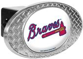 MLB Atlanta Braves Diamond Plate Hitch Cover