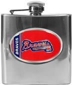 MLB Atlanta Braves 6oz Stainless Steel Flask