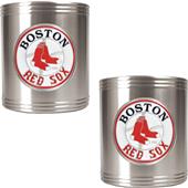 MLB Boston Red Sox Stainless Steel Can Holders Set