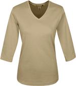 TRI MOUNTAIN Women's Mystique 3/4-Sleeve Knit Top TRI MOUNTAIN Women's Mystique 3/4-Sleeve Knit Top