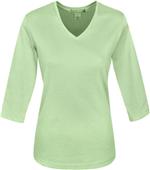 TRI MOUNTAIN Women's Mystique 3/4-Sleeve Knit Top TRI MOUNTAIN Women's Mystique 3/4-Sleeve Knit Top