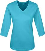 TRI MOUNTAIN Women's Mystique 3/4-Sleeve Knit Top TRI MOUNTAIN Women's Mystique 3/4-Sleeve Knit Top