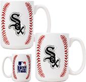MLB White Sox 15oz. Ceramic Gameball Mug Set of 2
