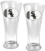 MLB Chicago White Sox 2 Piece Pilsner Glass Set
