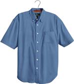 TRI MOUNTAIN Retro Short Sleeve Oxford Dress Shirt TRI MOUNTAIN Retro Short Sleeve Oxford Dress Shirt