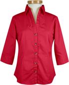 TRI MOUNTAIN Women's Affinity 3/4-Sleeve Shirt TRI MOUNTAIN Women's Affinity 3/4-Sleeve Shirt