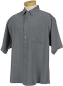 TRI MOUNTAIN Envoy Mini Plaid Short Sleeve Shirt