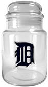 MLB Detroit Tigers Glass Candy Jar