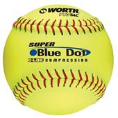 Worth 12" Blue Dot ProTac Slowpitch Softballs