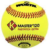 Worth 12" ASA K-Master SYCO Fastpitch Softballs