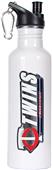 MLB Twins 26oz White Stainless Water Bottle